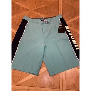 NWT!! Hurley Boys Phantom Fast Lane 20" Swim Boardshorts Size 26 / Mediu…